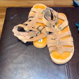 Sandals zip up super cute